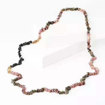 Бусы длинные турмалин 84 см