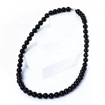 Бусы гагат 10 мм 50 см