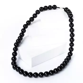 Бусы гагат 12 мм 50 см