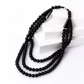 Бусы гагат 41 см