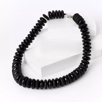 Бусы гагат 50 см