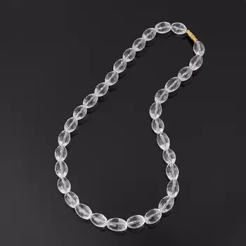 Бусы горный хрусталь (биж. сплав) огранка 50 см