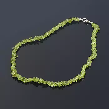 Бусы хризолит (биж. сплав) 45 см