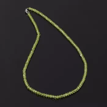 Бусы хризолит (биж. сплав) огранка 4 мм 41 см