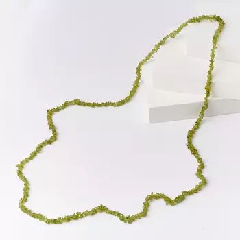 Бусы хризолит длинные 90 см