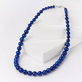 Бусы лазурит (биж. сплав) 47 см