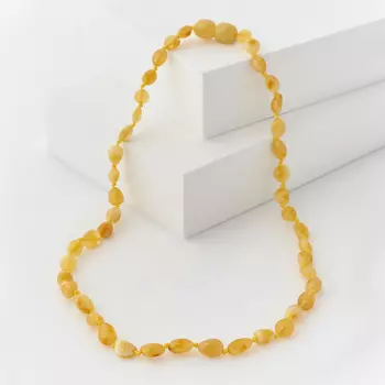Бусы янтарь 34 см