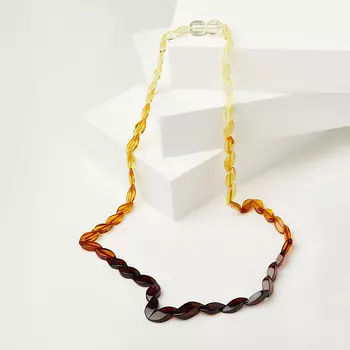 Бусы янтарь 43 см