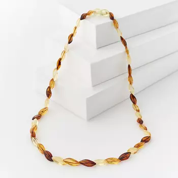 Бусы янтарь 44 см