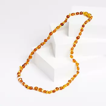 Бусы янтарь 46 см