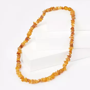 Бусы янтарь 48 см