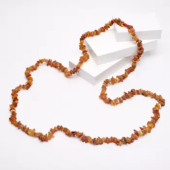 Бусы янтарь длинные 136 см