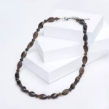 Бусы раухтопаз (биж. сплав) 41 см (+7 см)