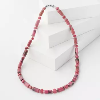 Бусы родонит (биж. сплав) 46 см