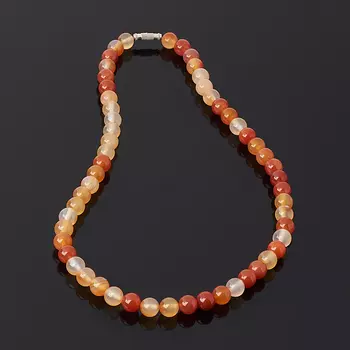 Бусы сердолик (биж. сплав) 8 мм 46 см