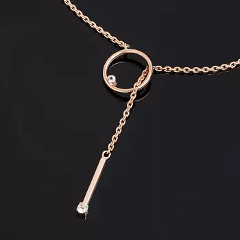 Бусы топаз голубой (серебро 925 пр. позолота) (колье) огранка 44 см