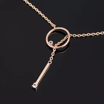 Бусы топаз голубой (серебро 925 пр. позолота) (колье) огранка 44 см