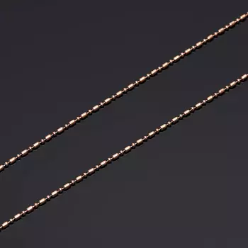 Цепь полновесная 55 см (серебро 925 пр., позолота)