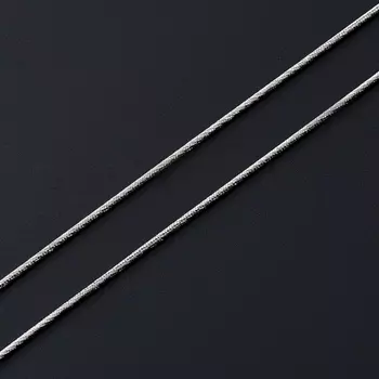 Цепь полновесная снейк 45 см (серебро 925 пр. родир. бел.)