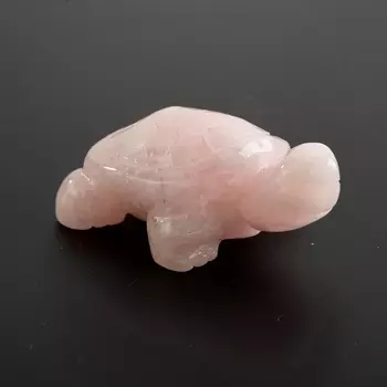 Черепаха розовый кварц 5 см