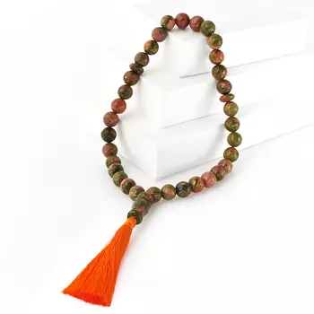 Четки унакит 10 мм (33 бусины)