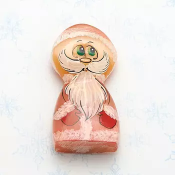 Дед Мороз маленький селенит 6 см