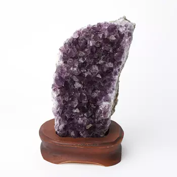 Друза аметист L (12-16 см) (на подставке)
