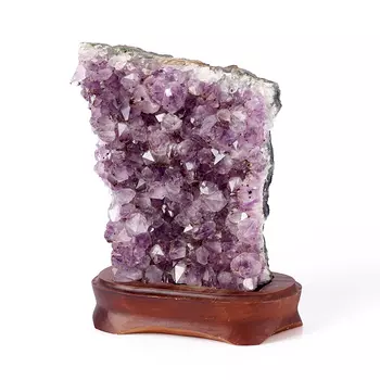 Друза аметист L (12-16 см) (на подставке)