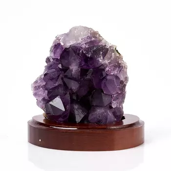 Друза аметист M (7-12 см) (на подставке)