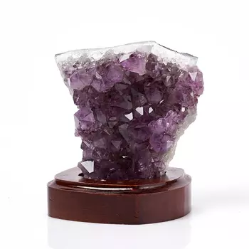 Друза аметист M (7-12 см) (на подставке)