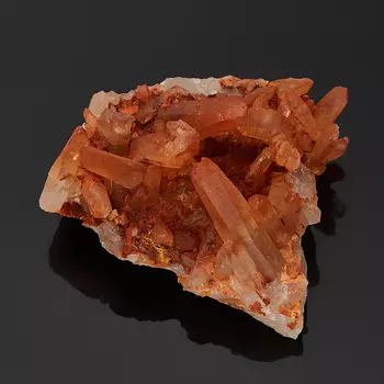 Друза кварц с гематитом S (4-7 см)