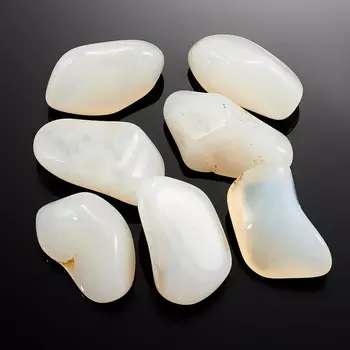 Галтовка агат белый (2,5-3 см) (1 шт)