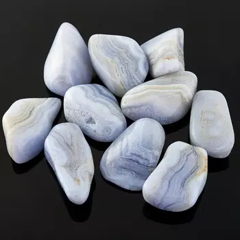 Галтовка агат голубой XS (3-4 см) (1 шт)