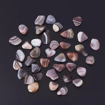 Галтовка агат серый (0,5-1 см) (1 шт)