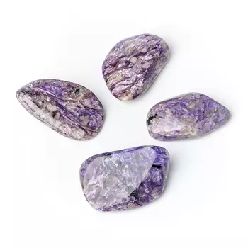 Галтовка чароит 3-4 см (1 шт)