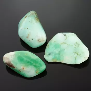 Галтовка хризопраз XS (3-4 см) (1 шт)