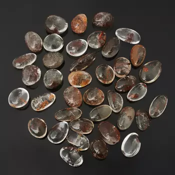 Галтовка кварц с хлоритом (2,5-3 см) (1 шт)