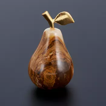Груша оникс мраморный 4х6 см