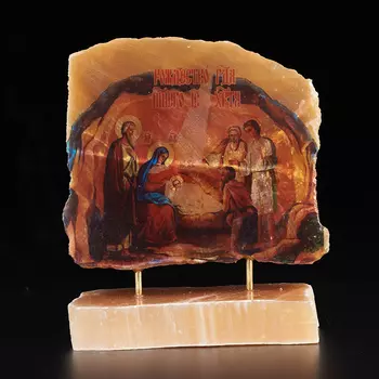 Изображение Рождество Христово селенит 110х130 мм