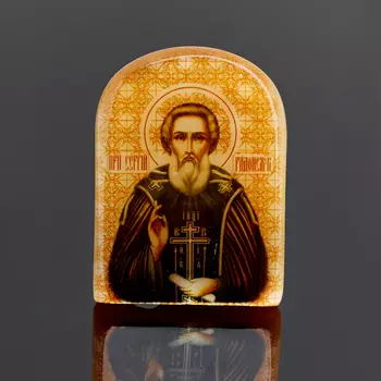 Изображение селенит Сергий Радонежский 6 см