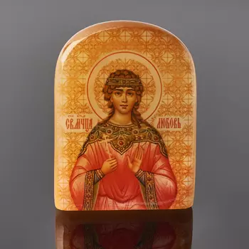 Изображение селенит Святая мученица Любовь 6 см