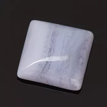 Кабошон агат голубой 10*10 мм