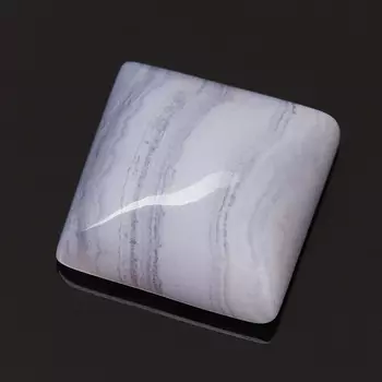 Кабошон агат голубой 10*10 мм