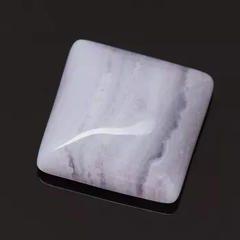 Кабошон агат голубой 10*10 мм