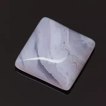 Кабошон агат голубой 10*10 мм