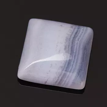 Кабошон агат голубой 10*10 мм