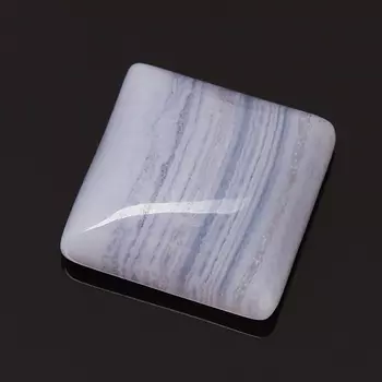 Кабошон агат голубой 10*10 мм