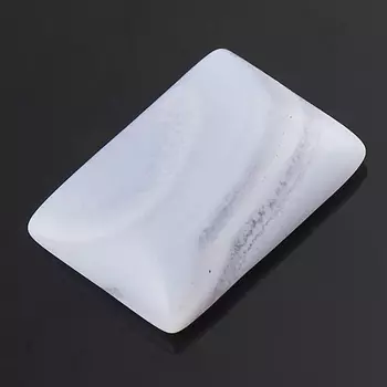 Кабошон агат голубой 10*14 мм