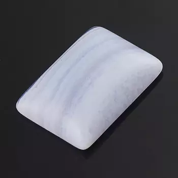 Кабошон агат голубой 10*14 мм