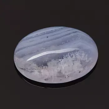 Кабошон агат голубой 10*14 мм